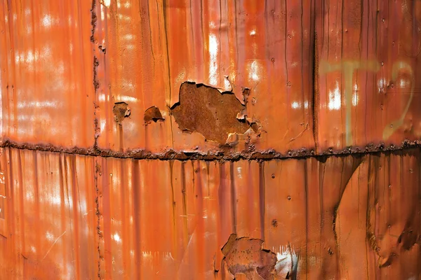 Metal naranja oxidado . —  Fotos de Stock