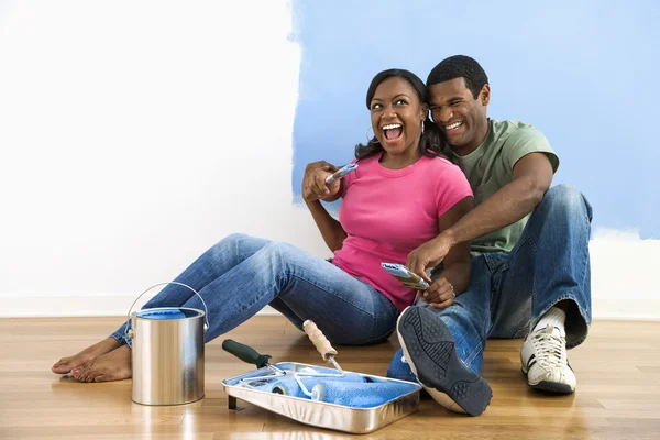 Pareja riendo juntos . — Foto de Stock