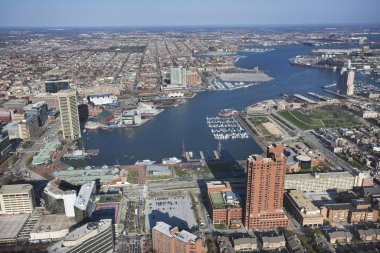 Baltimore Harbor. clipart