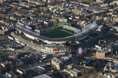 Wrigley sahasını.