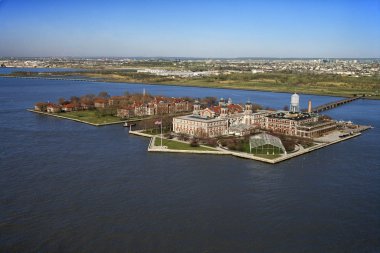 Ellis Island. clipart