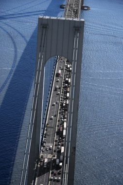 Verrazano-Narrows Bridge, NYC. clipart