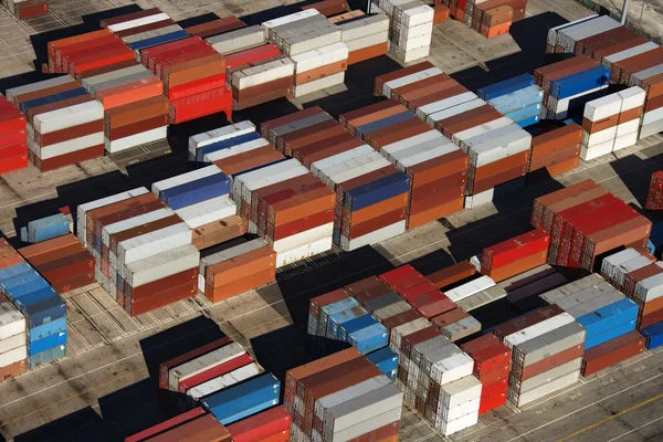 Nákladní kontejnery. — Stock fotografie