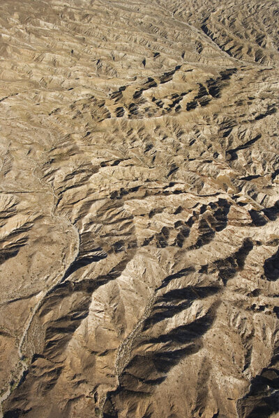 Desert mountain terrain.