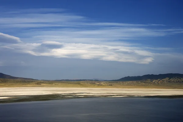 Lago de Owens, california. — Foto de Stock