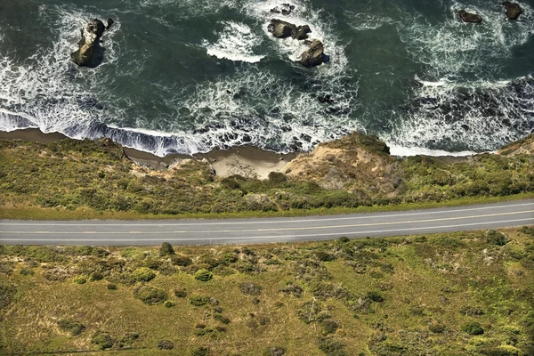 Carretera panorámica costera . — Foto de Stock
