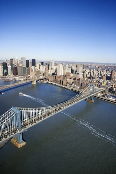 Manhattan-híd, New York. — Stock Fotó
