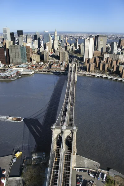 Brooklyn bridge nyc. — Stockfoto