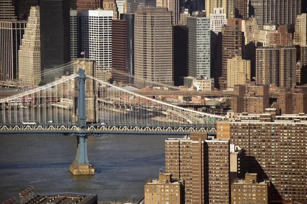 Ponte Manhattan, Nova Iorque . — Fotografia de Stock
