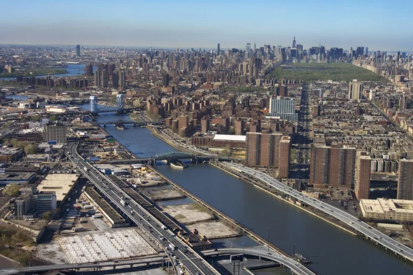 Harlem River und Bronx. — Stockfoto