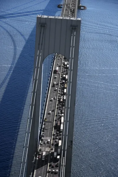 Ponte Verrazano-Narrows, Nova Iorque . — Fotografia de Stock