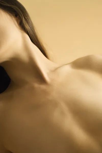 Γυναικείο στήθος και το λαιμό. — Φωτογραφία Αρχείου