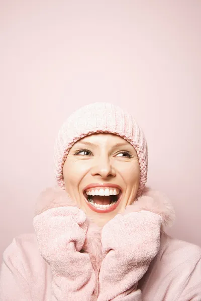 Γελώντας γυναίκα. — Φωτογραφία Αρχείου