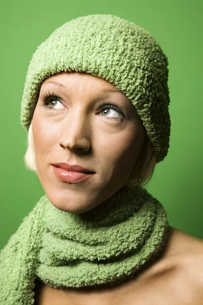 Woman in winter gear. — Stock Photo, Image