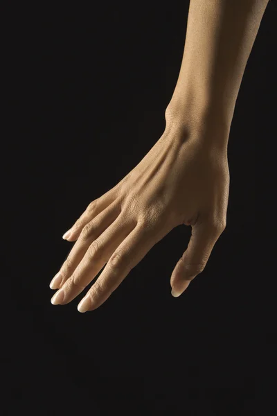 Weibliche Hand. — Stockfoto