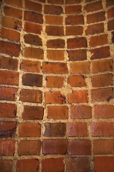 Curved brick wall. — Stock Photo, Image