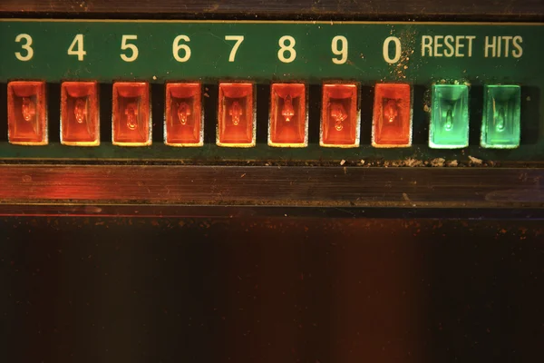 Jukebox jogar botões . — Fotografia de Stock