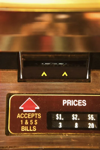 Jukebox pay slot. — Stock Fotó