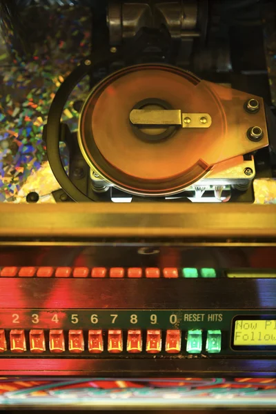 Jukebox afspelen van muziek. — Stockfoto
