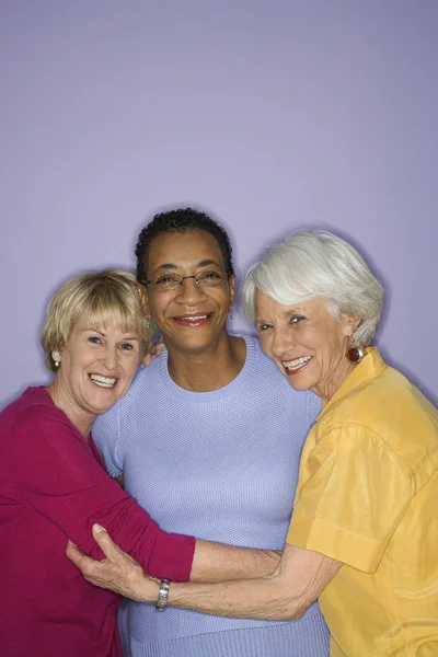 Retrato de tres mujeres. — Foto de Stock