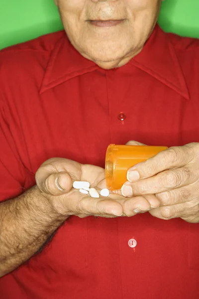 MEDICAÇÃO DO HOMEM . — Fotografia de Stock