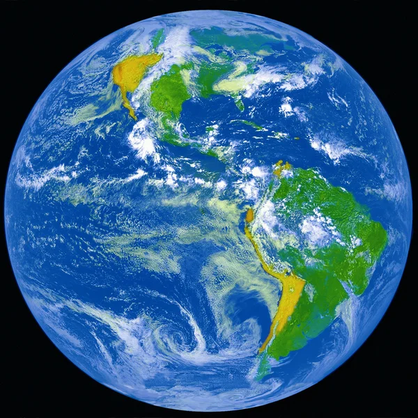 Erde aus dem All. — Stockfoto