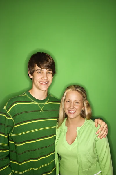 Teenage boy and girl. — Stock Photo, Image