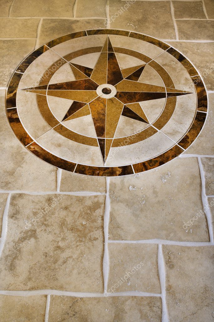 Tile Floor Inlay Designs Floor Design Inlay Stock Photo C Iofoto 9363841