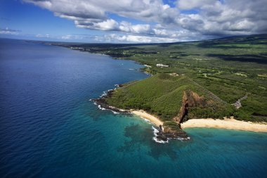 Crater on Hawaii. clipart