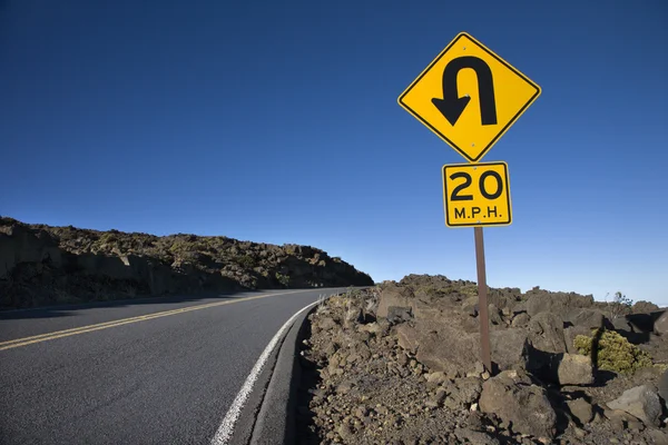 Road in Haleakala, Maui. — Stock Photo, Image