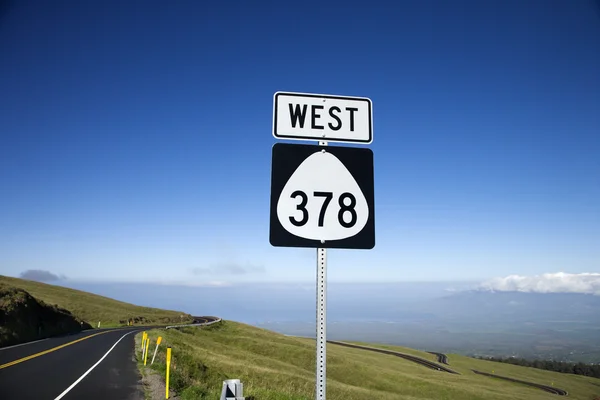 Highway 378, Maui, Hawaii. — Stockfoto