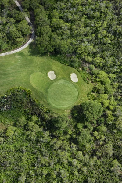 Aerial of golf course. — Stock Photo, Image