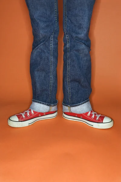 Feet turned outward. — Stock Photo, Image