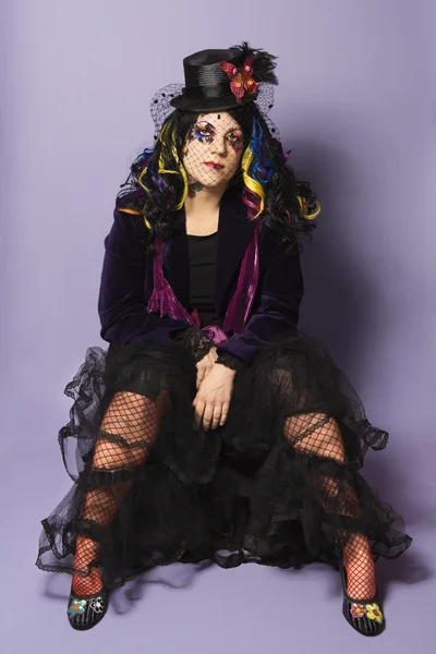 Portrait of unique Goth woman. — Stock Photo, Image