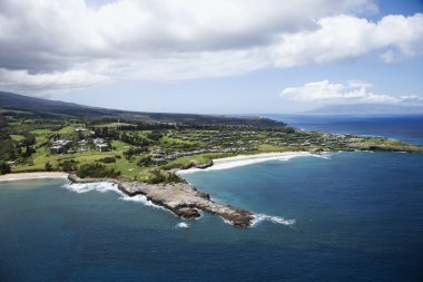 Maui coastline. clipart