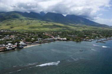 Maui coastline. clipart