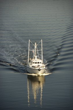 Fishing boat. clipart