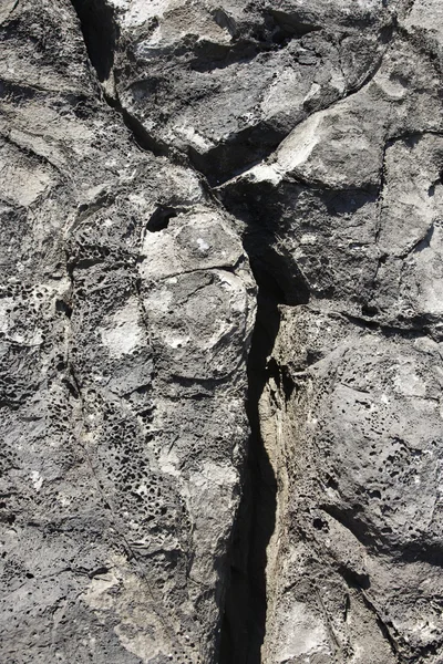 Lava rock with crack in Maui. — Stock Photo, Image