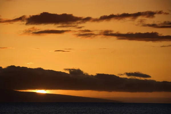 Océan Pacifique Coucher de soleil . — Photo