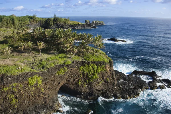 Costa rocciosa di Maui . — Foto Stock