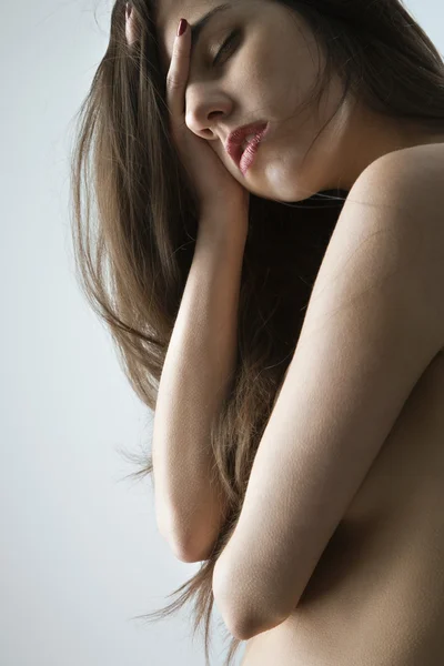 Nacktporträt einer Frau. — Stockfoto