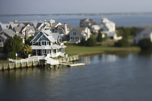 Coastal homes. — Stock Photo, Image