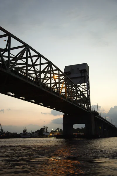 ケープフィア川橋します。. — ストック写真