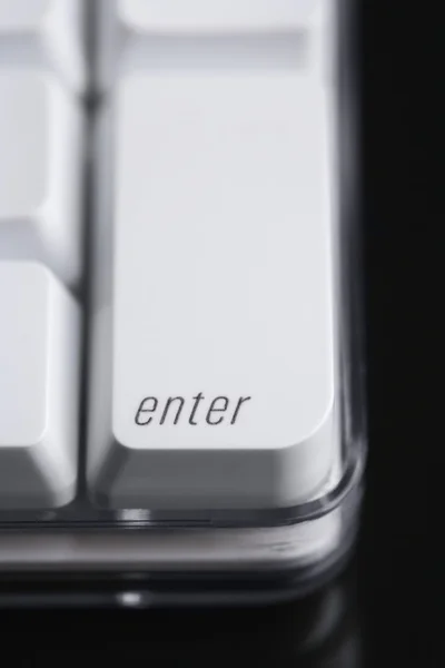 Tlačítko ENTER na klávesnici počítače — Stock fotografie