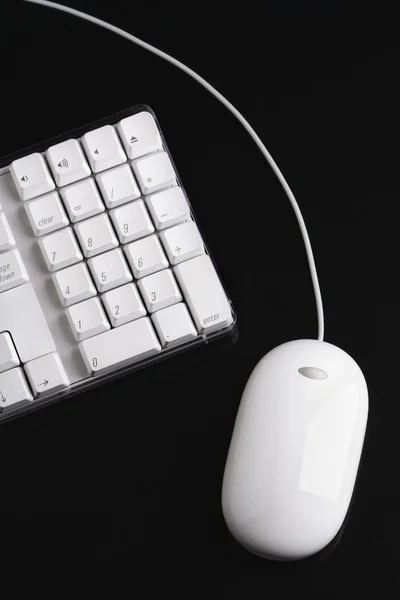 Computer mouse and keyboard. — Stock Photo, Image