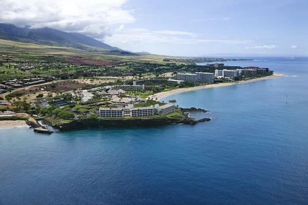 Maui kustlijn. Stockfoto
