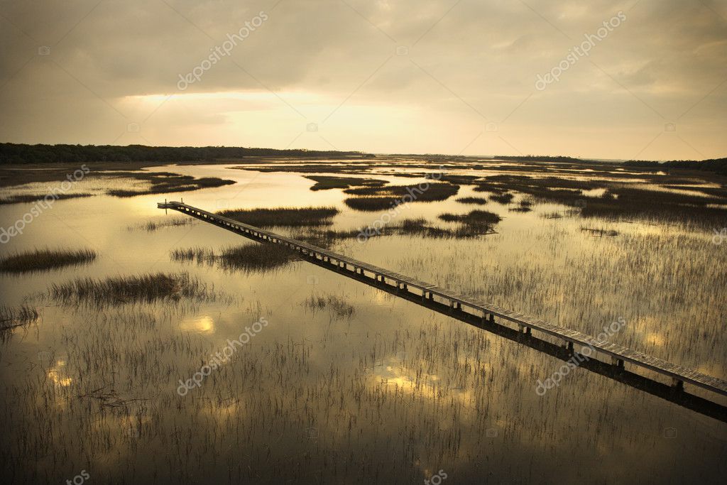 Walkway Over Marsh Stock Photo Iofoto 9435473 Walkway Over Marsh Stock Photo