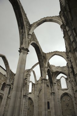 Igreja do Carmo ruins. clipart