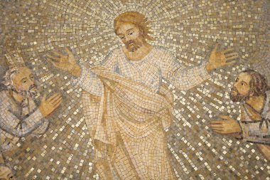 İsa ve havarileri mozaiği