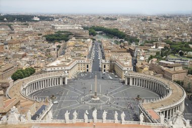 St Peter's Square and Vatican City clipart